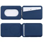 Magnetic Wallet With Stand Dark Blue