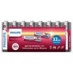 ΑΛΚΑΛΙΚΕΣ ΜΠΑΤΑΡΙΕΣ AA POWER PHILIPS LR6 1.5V 16+16τεμ - Image 3