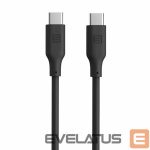 Evelatus USB C to USB C Silicone Cable 1.2M 60W 20V3A Black