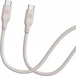Evelatus USB C to USB C Silicone Cable 1.2M 60W /20V3A White