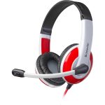 DEFENDER G-120 WARHEAD WIRED HEADPHONES 2m red white - Image 20