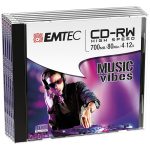 EMTEC CD-RW 700MB / 80 MIN 4-12x SLIM 5pcs JEWEL CASE - Image 16