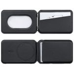 Magnetic Wallet With Stand Black