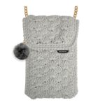 SBS CASE ME WINTER HANDBAG FOR PHONES UP TO 6.8' grey - Image 17