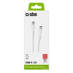 SBS DATA CABLE TYPE C to TYPE C 2.0 2m white - Image 19