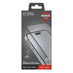 SBS FULL TEMPERED GLASS IPHONE 15 PRO MAX black - Image 16