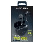 SBS MUSIC HERO WIRELESS EARPHONES TWS VIBE black - Image 2