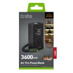 SBS PORTABLE ELECTRIC AIR PUMP COMPRESSOR 5W 3600mAh black - Image 11