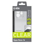 SBS 0.3 SKINNY TPU OPPO RENO 16 transparent backcover - Image 2