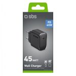SBS TRAVEL CHARGER PD 45W black - Image 2