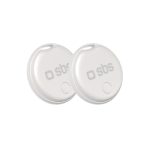 SBS 2X TAG TRACKER LOCATOR COMPATIBLE WITH APPLE FIND MY white - Image 16