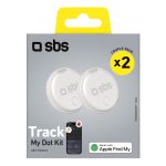 SBS 2X TAG TRACKER LOCATOR COMPATIBLE WITH APPLE FIND MY white - Image 19