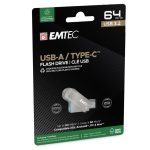 ΣΤΙΚΑΚΙ ΜΝΗΜΗΣ EMTEC 64GB (DUAL) USB 3.2 TYPE C D280 - Image 5